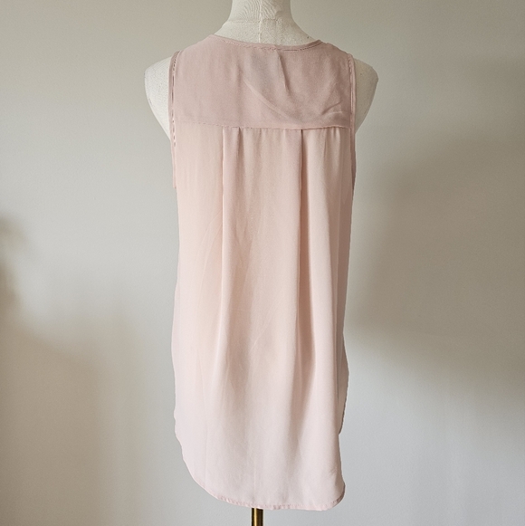 Anthropologie Maeve 6 M Blush Pink Sleeveless Blouse - Picture 2 of 5